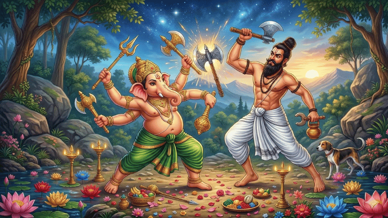 गणेश जी का एकदंत बनने की कथा