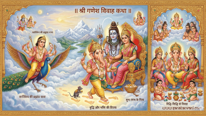 गणेश विवाह की कथा