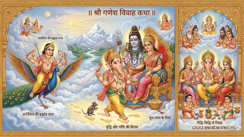 गणेश विवाह की कथा