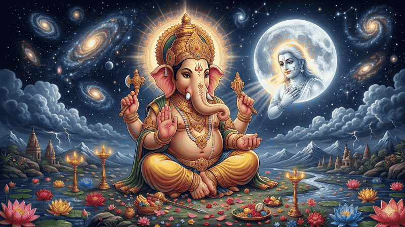 चंद्र दर्शन दोष और गणेश चतुर्थी कथा