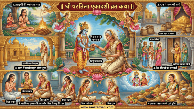 षटतिला एकादशी व्रत कथा