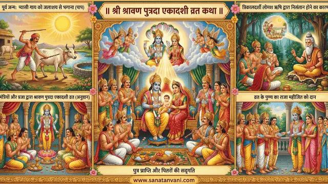 पुत्रदा एकादशी व्रत कथा (श्रावण)