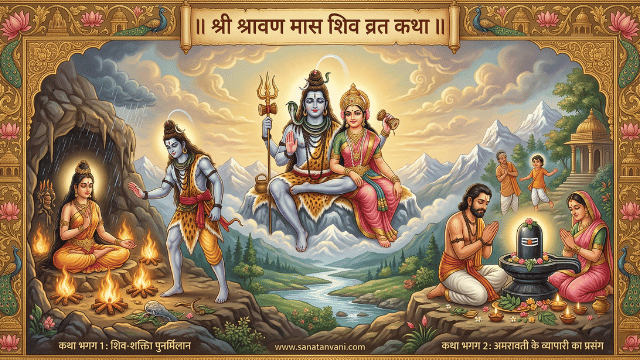श्रावण मास शिव व्रत कथा