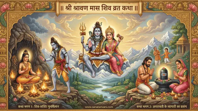 श्रावण मास शिव व्रत कथा