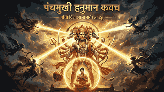 पंचमुखी हनुमान कवच सम्पूर्ण पाठ, हिन्दी अर्थ, लाभ और विधि