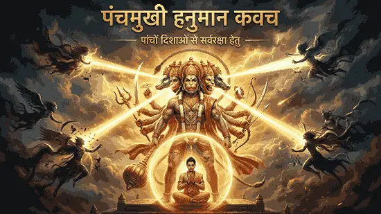 पंचमुखी हनुमान कवच, हिन्दी अर्थ, लाभ और विधि