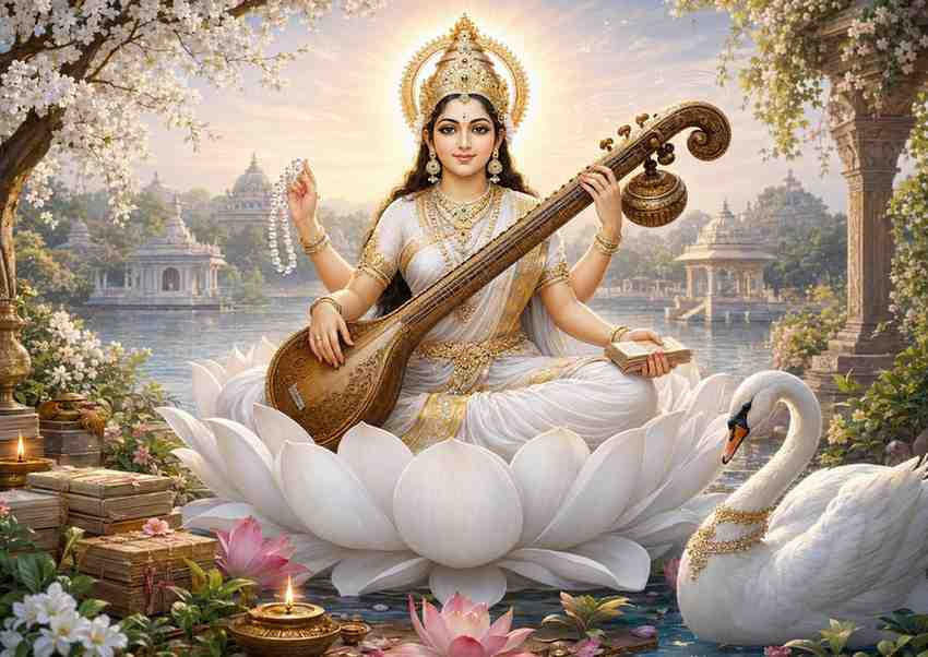 श्री सरस्वती जी की आरती
